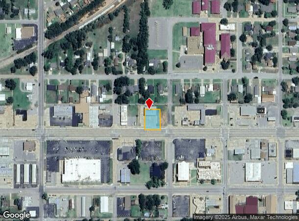 1105 W Gary Blvd, Clinton, OK Parcel Map