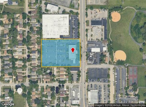  8930 Waukegan Rd, Morton Grove, IL Parcel Map