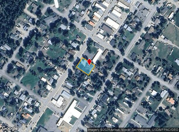  111 S Woodard Ave, Absarokee, MT Parcel Map