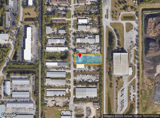  691 Washburn Rd, Melbourne, FL Parcel Map