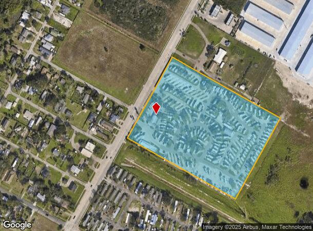  1717 Waldron Rd, Corpus Christi, TX Parcel Map