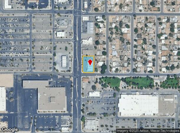  2700 Carlisle Blvd Ne, Albuquerque, NM Parcel Map