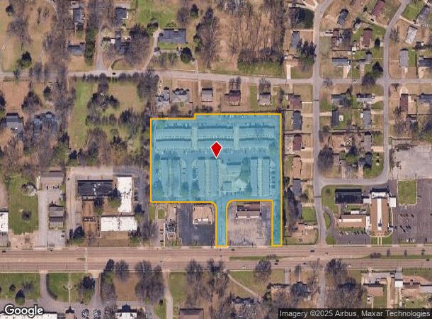  1500 E Shelby Dr, Memphis, TN Parcel Map