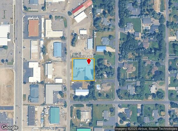 7704 N Aqua Cir, Dalton Gardens, ID Parcel Map