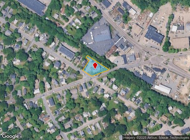  418 Whiting Ave, Dedham, MA Parcel Map