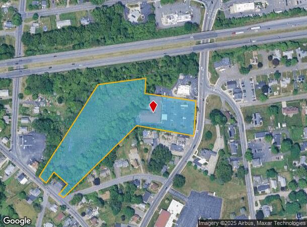  321 Center St, Ludlow, MA Parcel Map