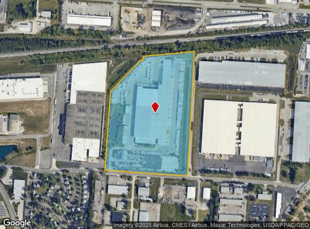 4600 Poth Rd, Columbus, OH Parcel Map