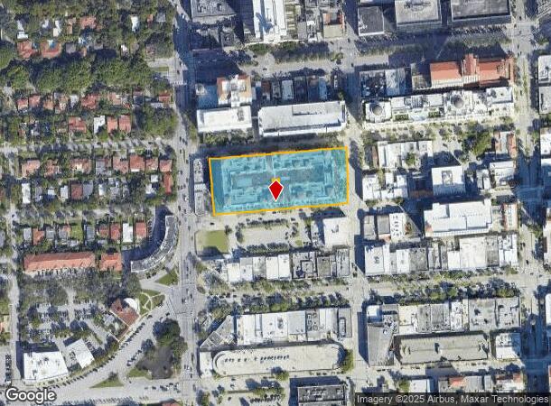 353 Aragon Ave, Coral Gables, FL Parcel Map