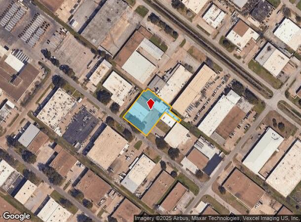  9000 Directors Row, Dallas, TX Parcel Map