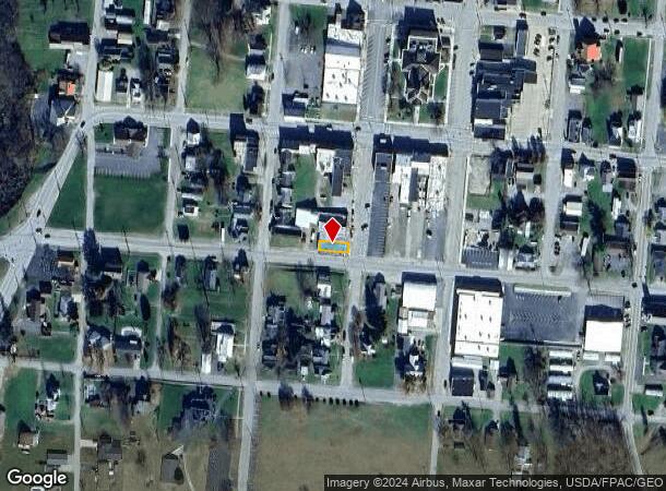  101 N Cross St, West Union, OH Parcel Map