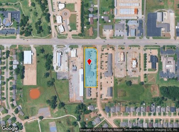 101 S Castlerock Ln, Mustang, OK Parcel Map
