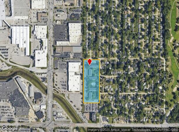  809 S 70Th Plz, Omaha, NE Parcel Map