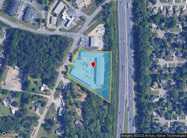  1468 Simmsville Rd, Alabaster, AL Parcel Map