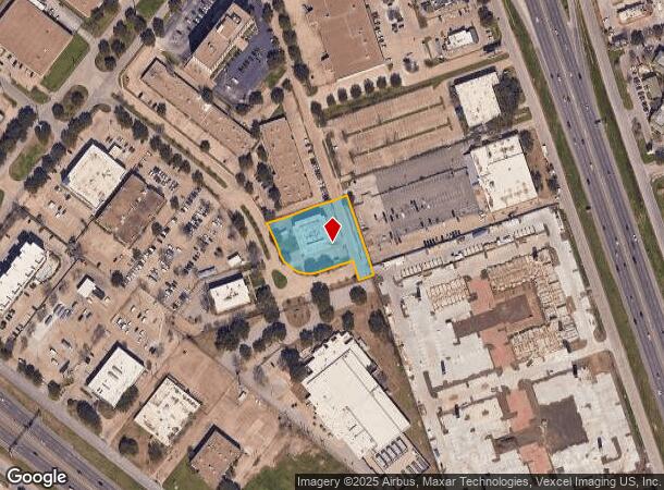 1120 Empire Central Pl, Dallas, TX Parcel Map