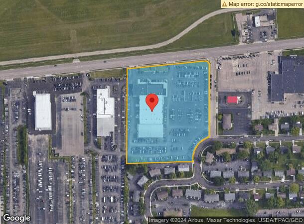  1020 W National Rd, Vandalia, OH Parcel Map