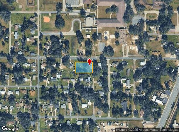 102 S Highland St, Bushnell, FL Parcel Map