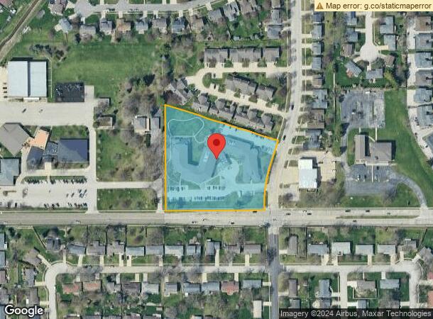  1200 E College Ave, Normal, IL Parcel Map