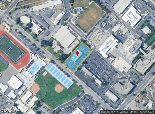 1535 W Merced Ave, West Covina, CA Parcel Map