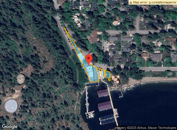  1100 E Lakeshore Dr, Coeur D Alene, ID Parcel Map