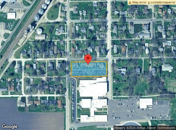  100 W Conrey St, Williamsville, IL Parcel Map