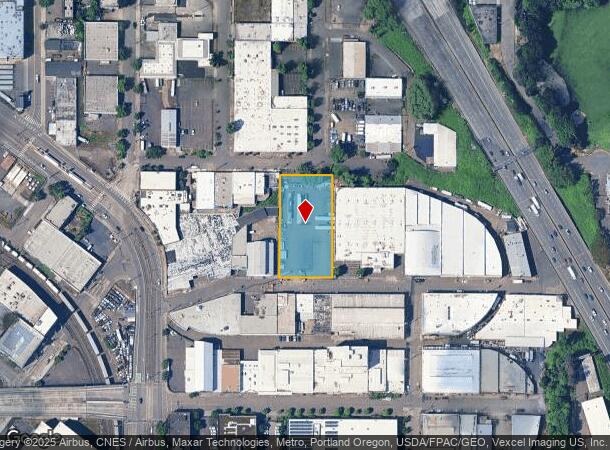  625 W N Thompson St, Portland, OR Parcel Map