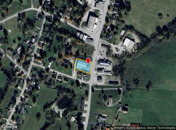 308 Lebanon Hl, Springfield, KY Parcel Map