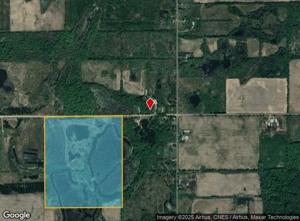  1561 W Bear Lake Rd, Hillsdale, MI Parcel Map