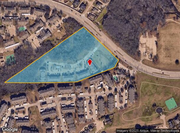  800 W Cartwright Rd, Mesquite, TX Parcel Map