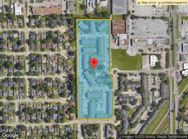  13502 N Thorntree Dr, Houston, TX Parcel Map