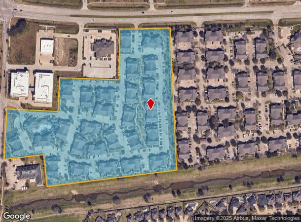 2101 Kingsley Dr, Pearland, TX Parcel Map