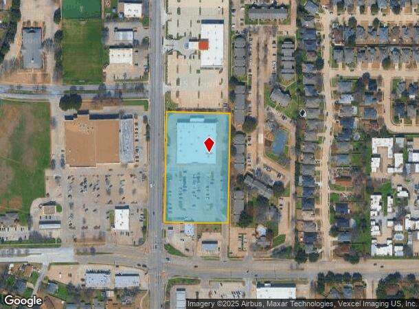 1200 N Main St, Euless, TX Parcel Map