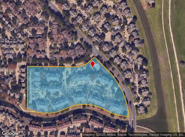  202 Santa Fe Trl, Irving, TX Parcel Map
