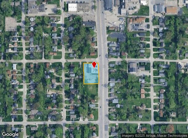  3642 N Emerson Ave, Indianapolis, IN Parcel Map