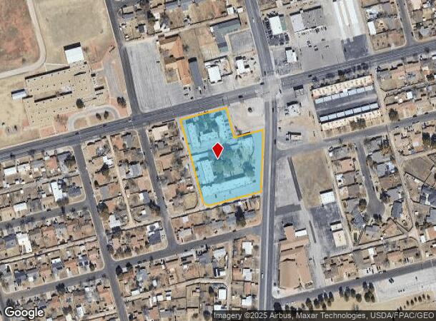  5025 N Dixie Blvd, Odessa, TX Parcel Map