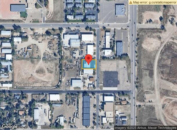  1130 Pecan St, Colorado Springs, CO Parcel Map