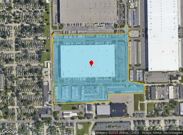 1420 E 10 Mile Rd, Hazel Park, MI Parcel Map