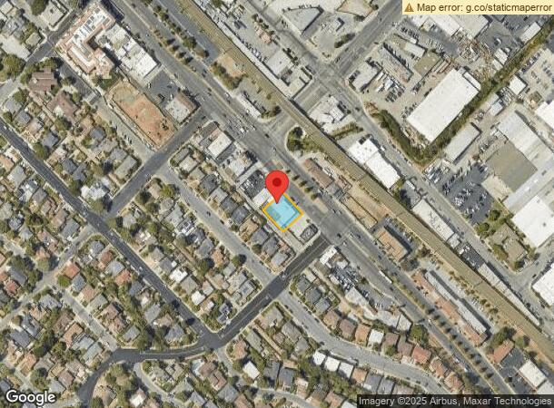  1464 El Camino Real, Belmont, CA Parcel Map