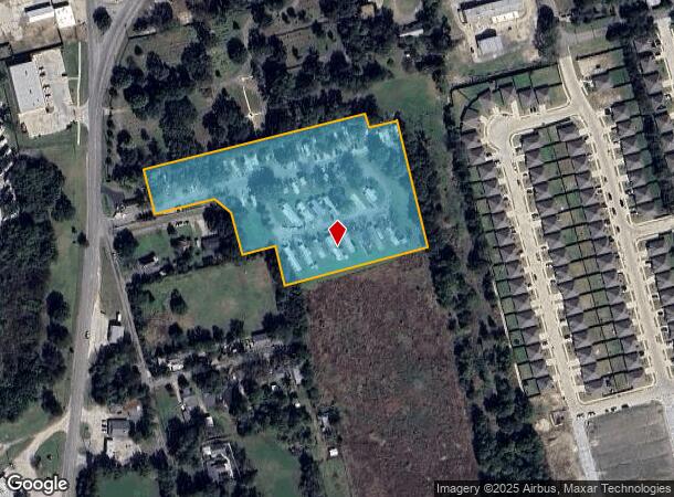 2213 S Crockett St, Sherman, TX Parcel Map