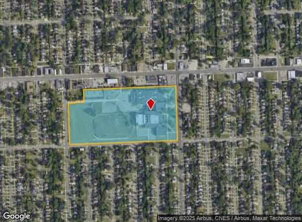  15055 Hubbell St, Detroit, MI Parcel Map