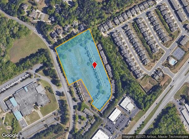  4485 Tench Rd, Suwanee, GA Parcel Map