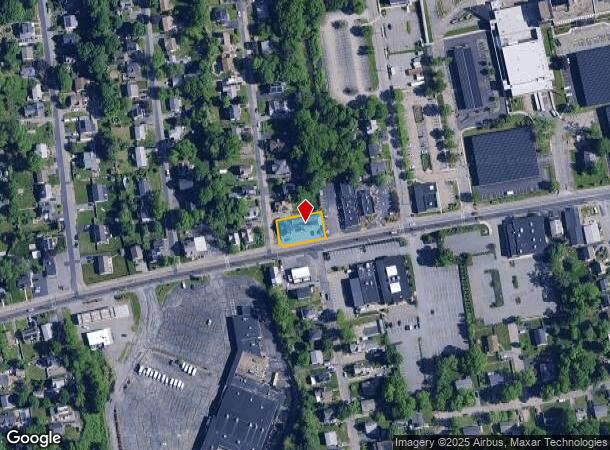  616 Centre St, Brockton, MA Parcel Map