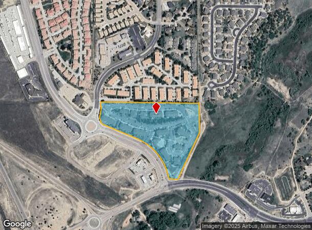 13535 Ashbrook Hts, Colorado Springs, CO Parcel Map