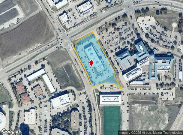  1120 Raintree Cir, Allen, TX Parcel Map