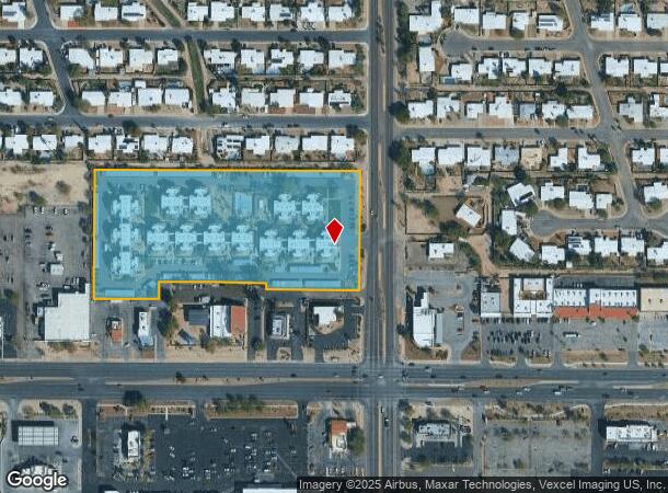 55 N Camino Seco, Tucson, AZ Parcel Map