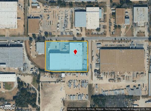  4130 Platinum Way, Dallas, TX Parcel Map
