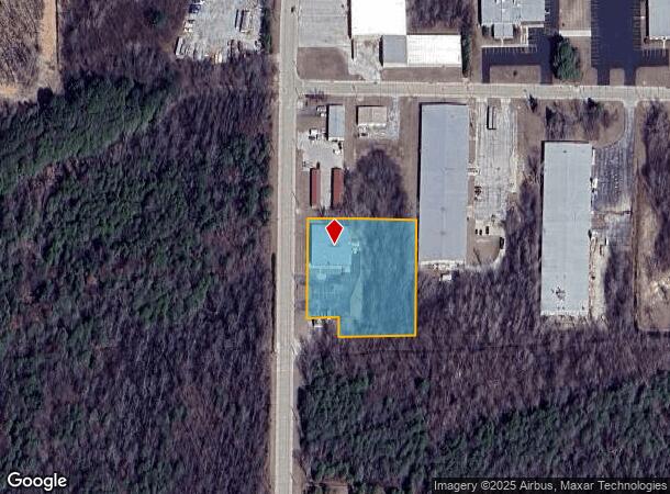  1613 Columbus St, Two Rivers, WI Parcel Map