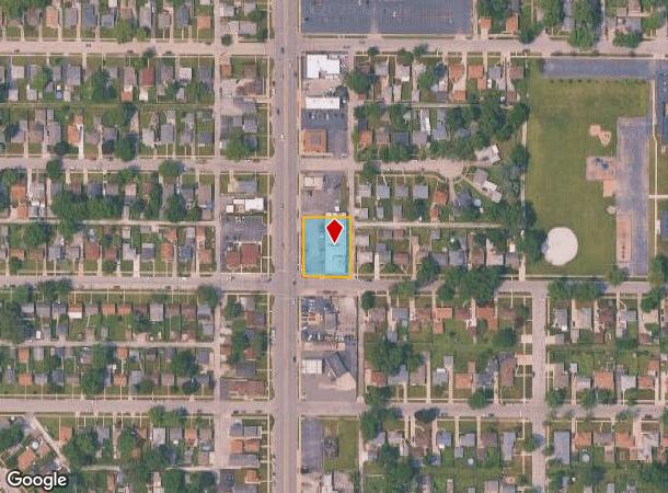 8233 Kennedy Ave, Highland, IN Parcel Map