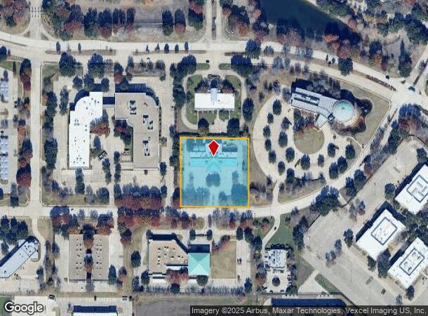  5301 Democracy Dr, Plano, TX Parcel Map