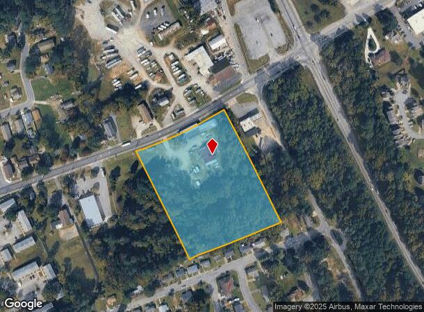  605 W Main St, Smithfield, VA Parcel Map