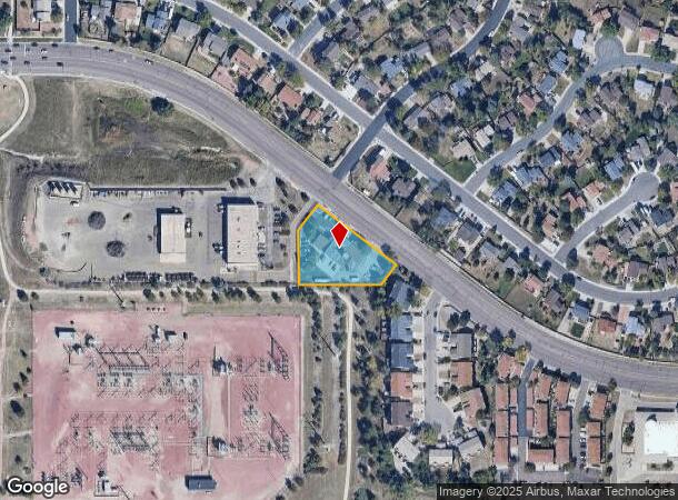  2395 Briargate Blvd, Colorado Springs, CO Parcel Map